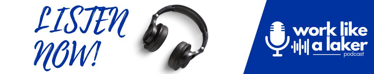 headphones and work like a laker podcast